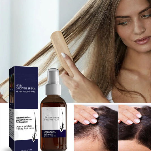 Hair Growth Spray Moisturizes Damaged Hair